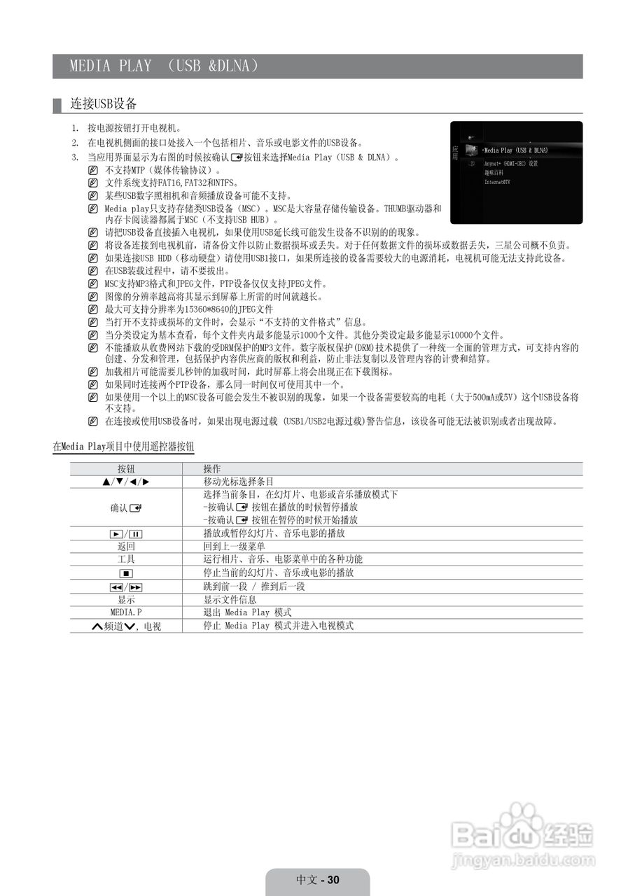 三星LA37B650T1F液晶彩电使用说明书:[4]