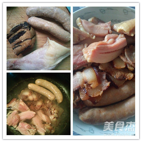 腊味煲仔的做法