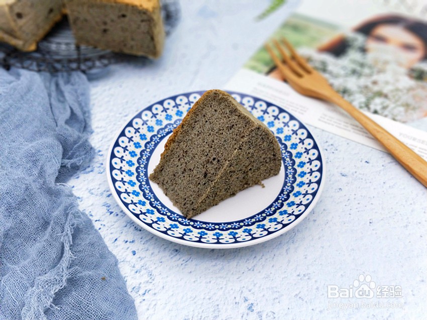黑芝麻杂粮蛋糕