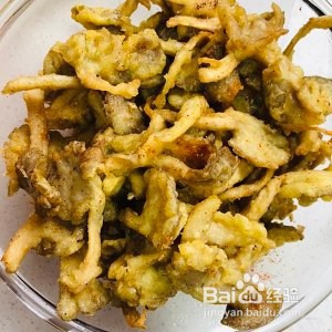 椒盐蘑菇-超好吃的下酒菜