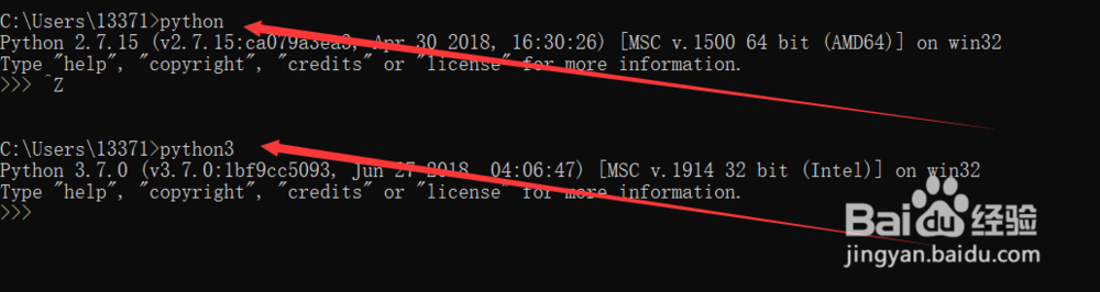 如何在电脑上同时运行Python2和Python3