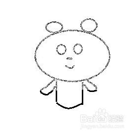 熊猫简笔画怎么画