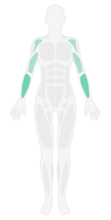 靠墙左侧小臂前侧拉伸_引体向上组合训练