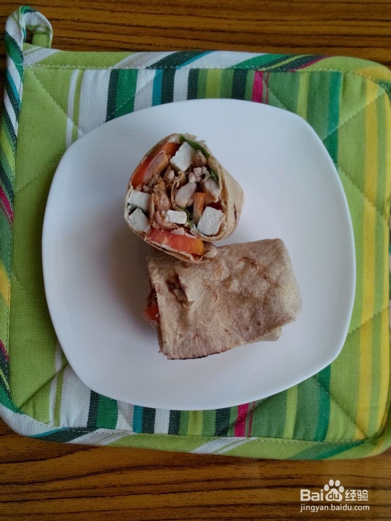 三明治包薄煎饼