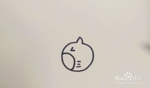 简笔画怎么画伸懒腰的猫