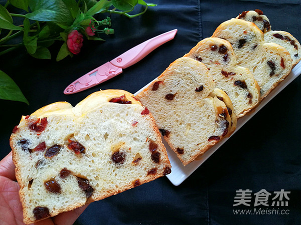 蔓越莓葡萄干千层吐司