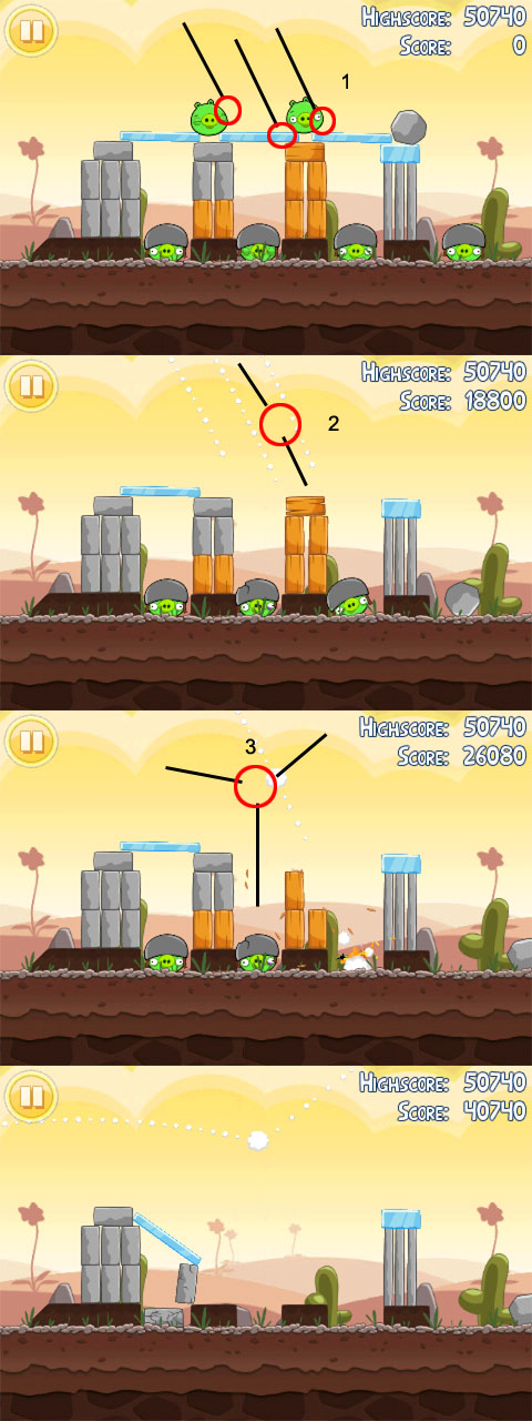 愤怒的小鸟图文攻略2