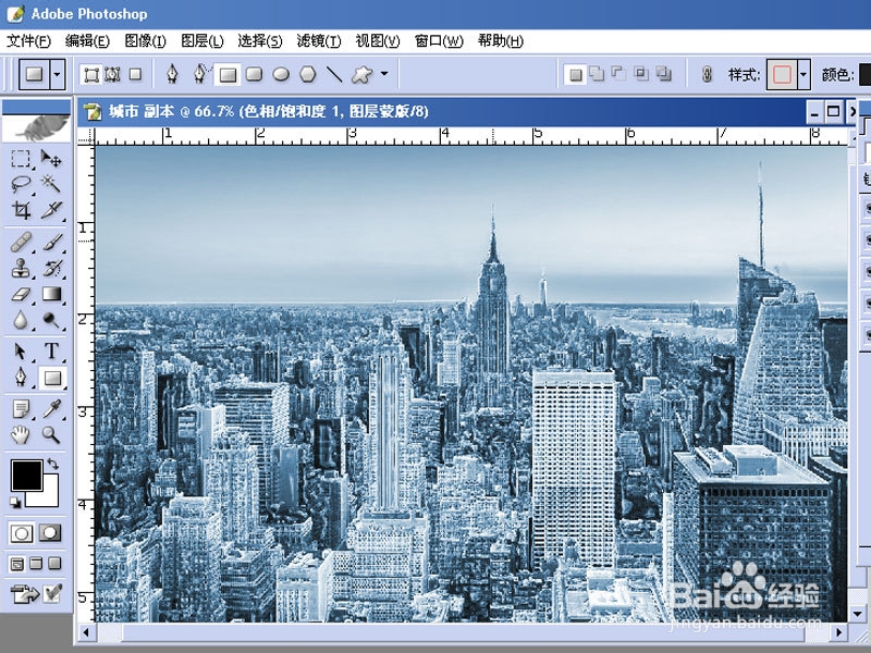 用PHOTOSHOP制作冰封世界