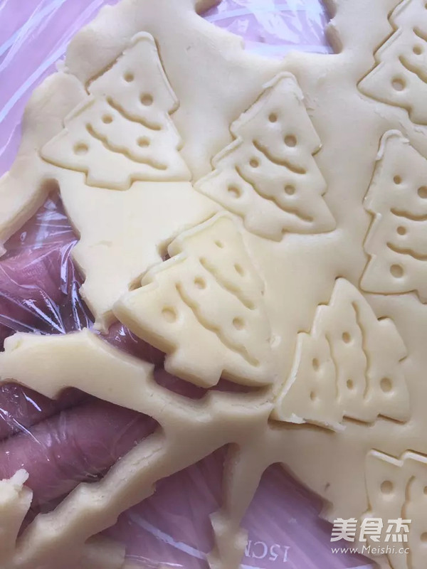 圣诞树饼干的做法