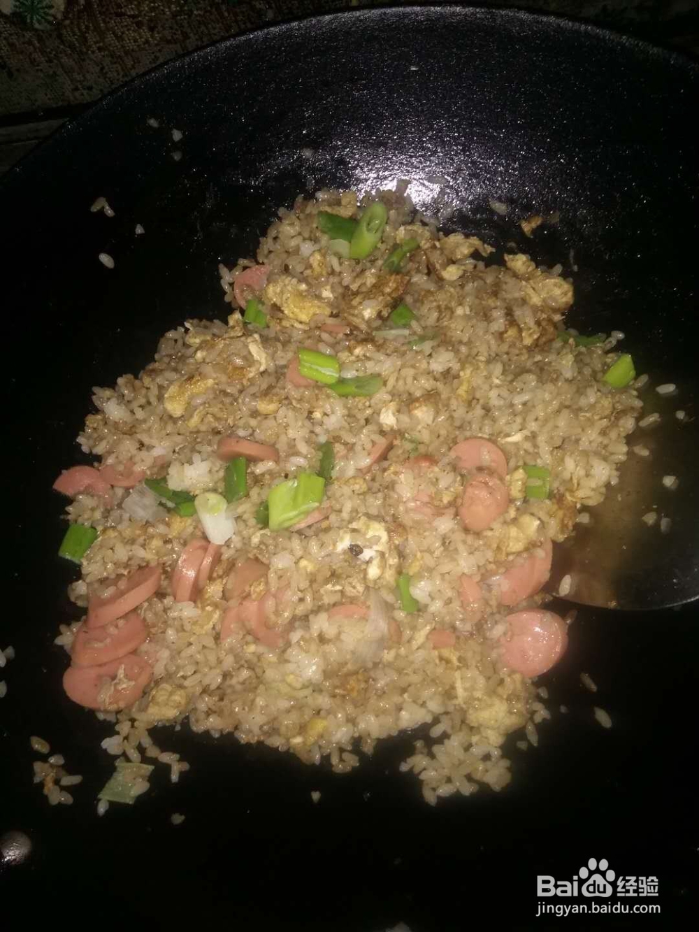 懒汉炒饭快速制作