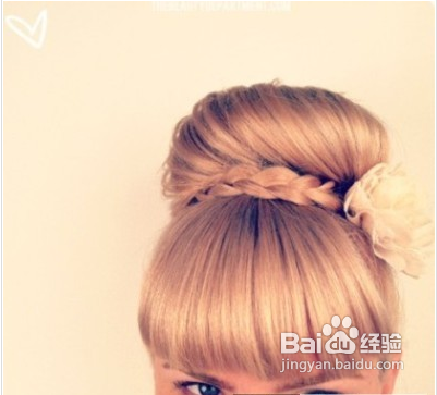 心机花苞头扎法图解