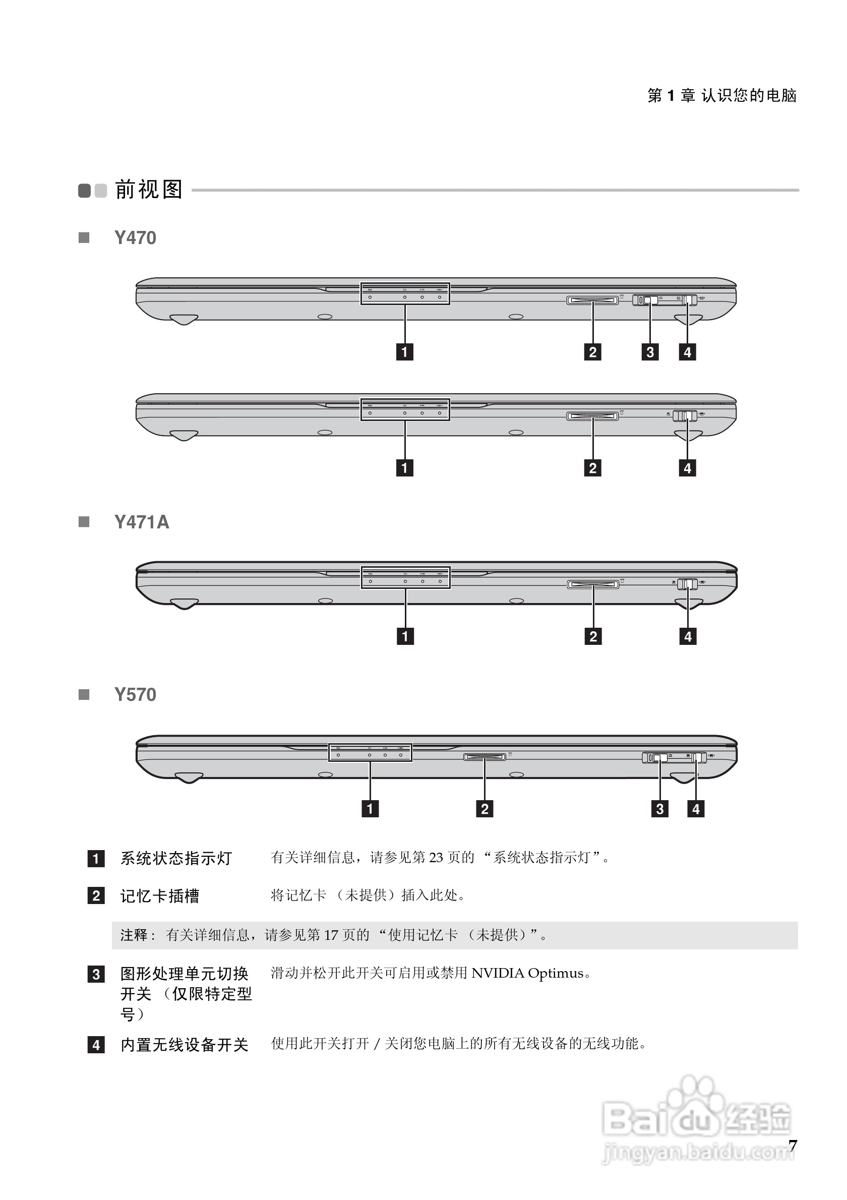 联想Lenovo Y470P笔记本电脑使用说明书:[2]
