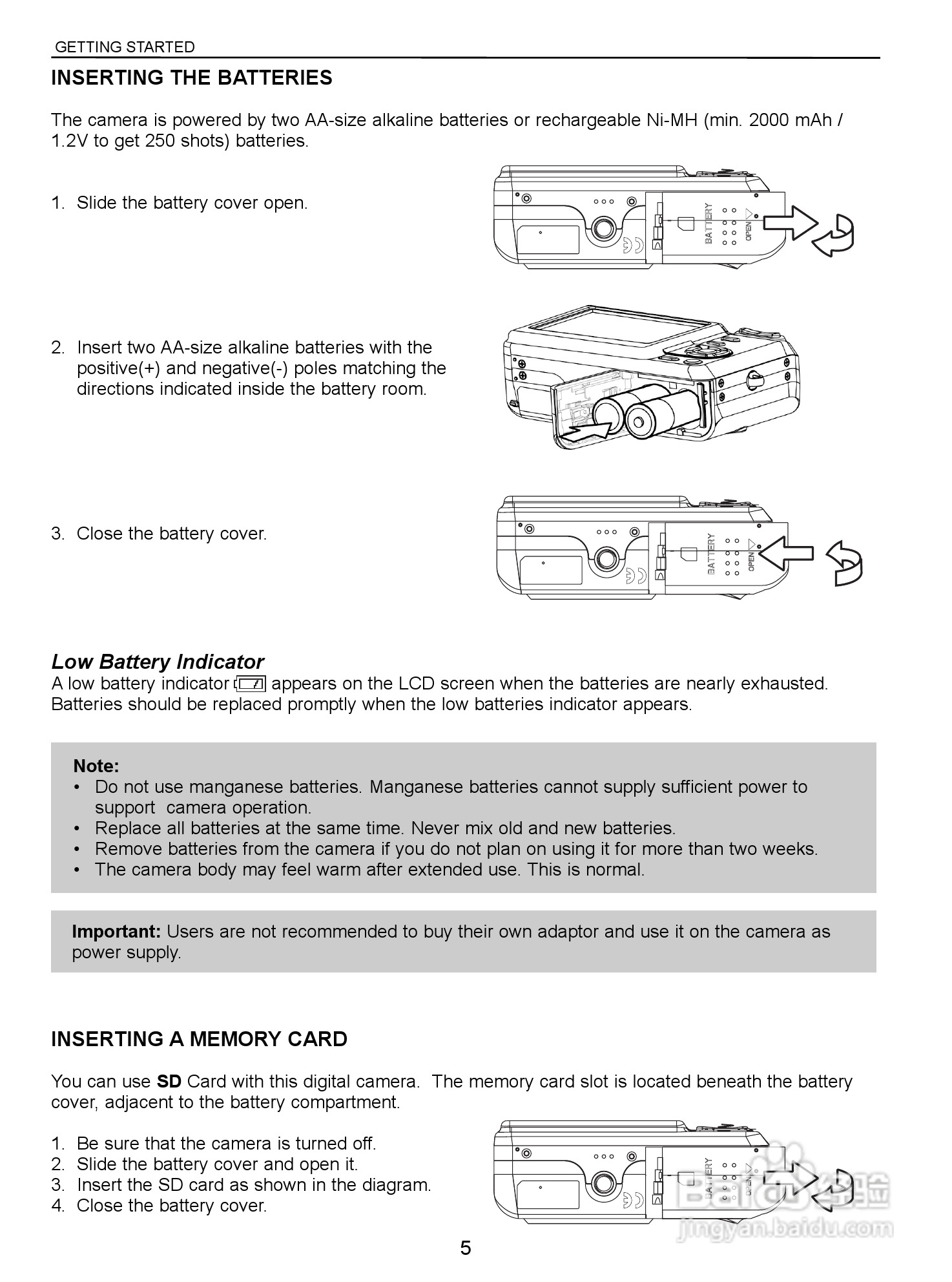 JENOPTIK JD 10.0z3 EasyShot数码相机说明书:[1]