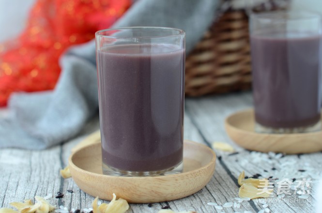 牛奶黑米米糊