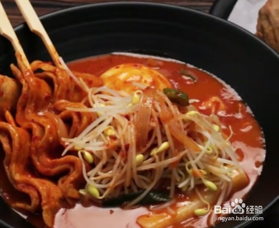 辣豆芽炒年糕怎么做?