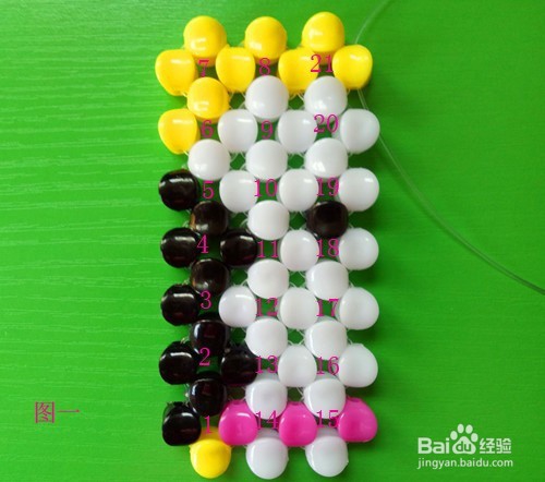 史努比串珠杯垫制作方法