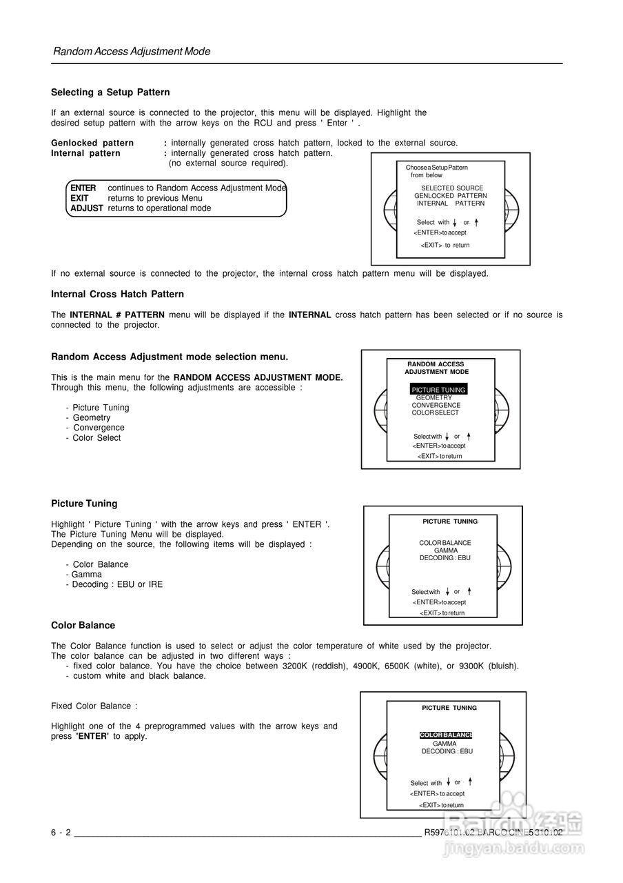 Barco巴可 Cine 5投影机说明书:[3]