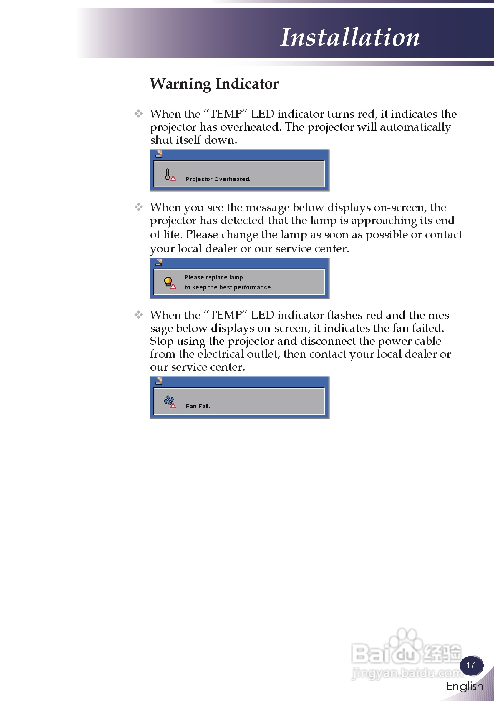 三洋 PDG-DWL100投影机说明书:[2]