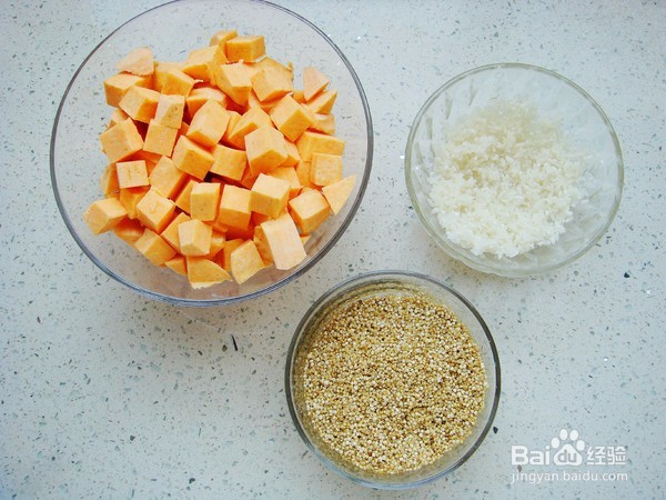 藜麦蜜薯粥的做法