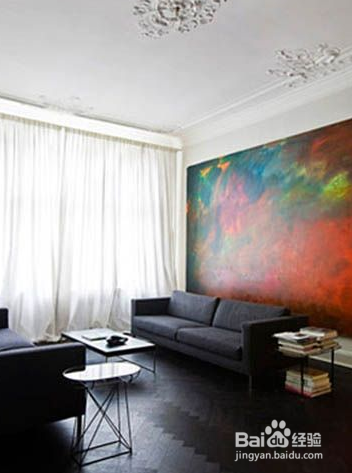 手绘背景墙 创意墙面居室美学