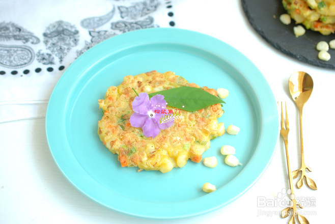 玉米鸡蛋饼的做法