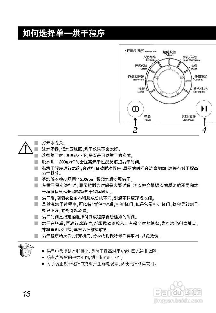 LG WD-A12207DM洗衣机使用说明书:[2]