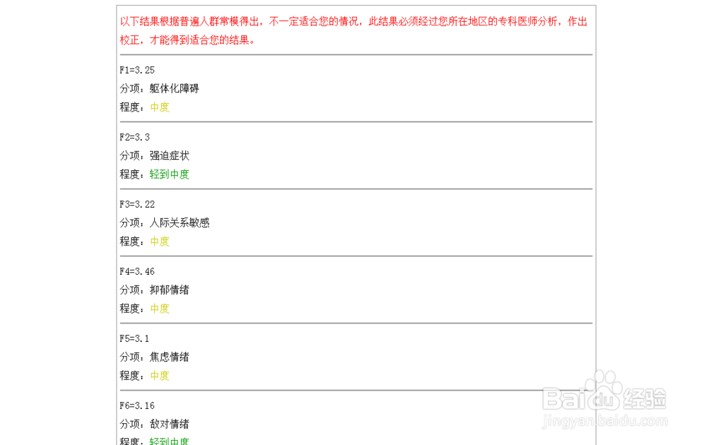 如何知道scl-90是几级评分