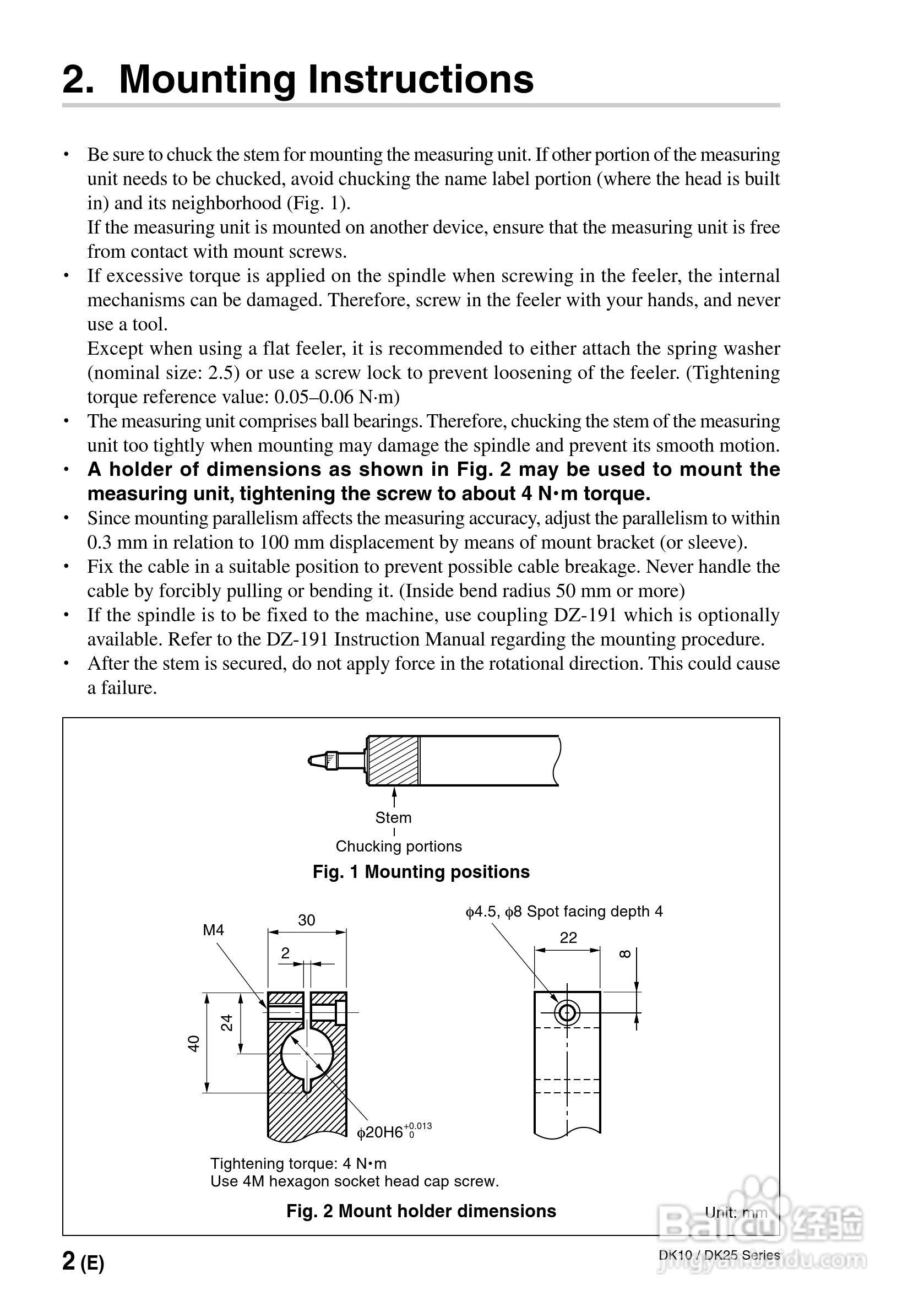 索尼DK10/DK25系列数字测力器使用说明书:[4]