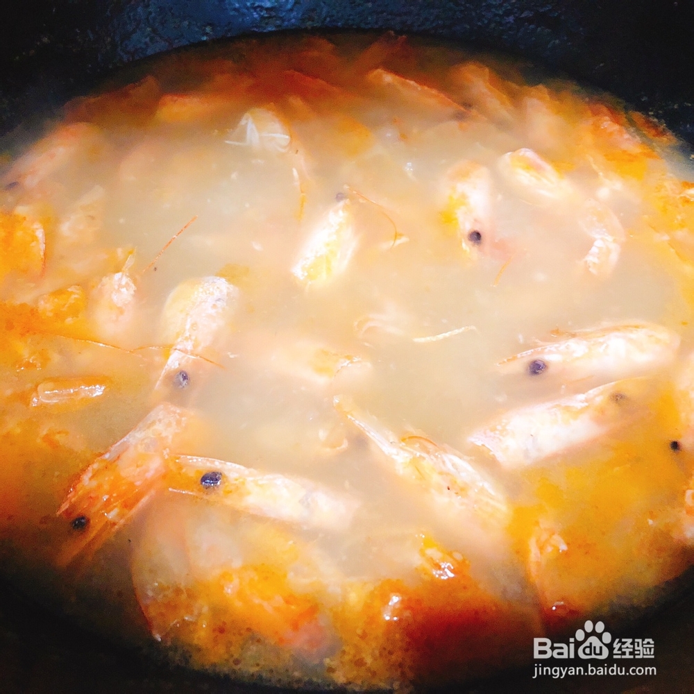 好吃简单的虾仁菌菇粥