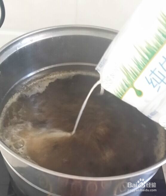 正宗蒙古咸味奶茶的做法