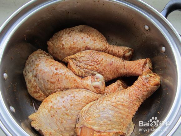 农家风味烤鸡腿