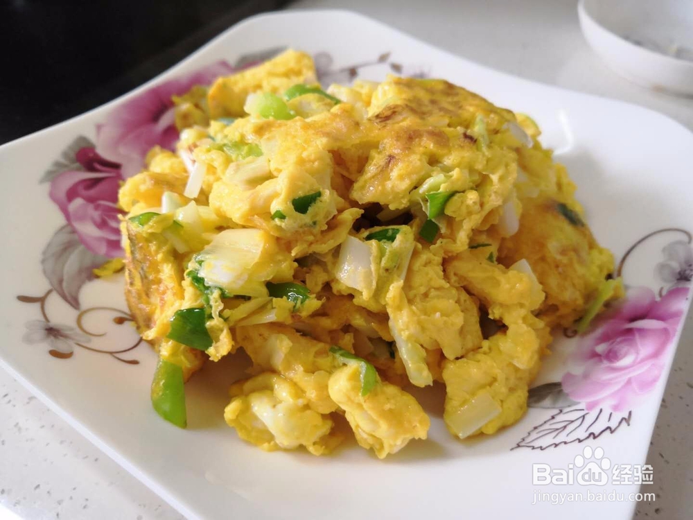 土鸭蛋炒香葱