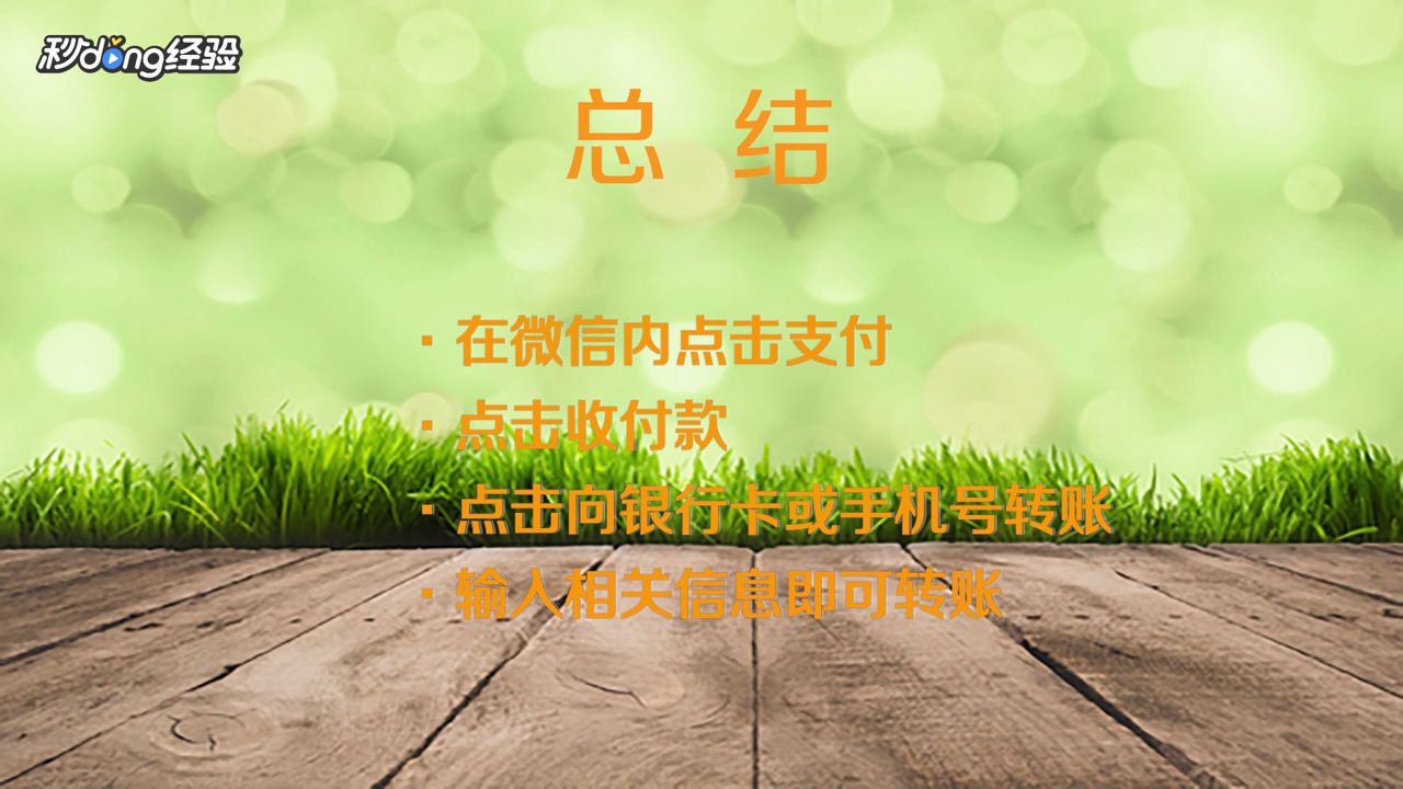 微信如何转账到别人银行卡