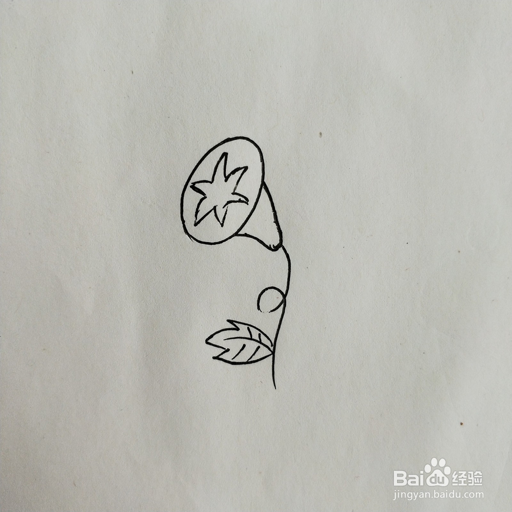 手掌简笔画素材:花卉类的简笔画系列