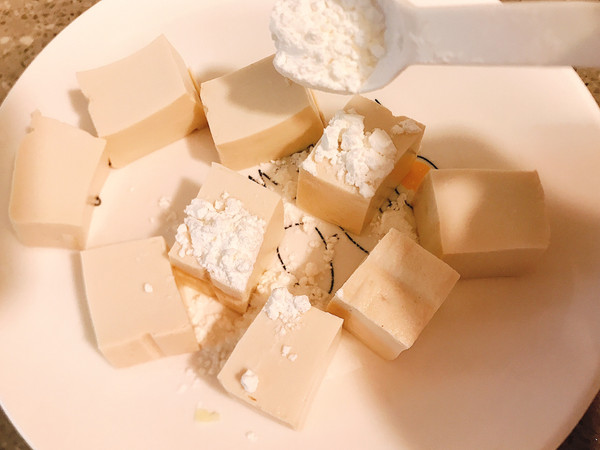 蜜汁茄子炸豆腐