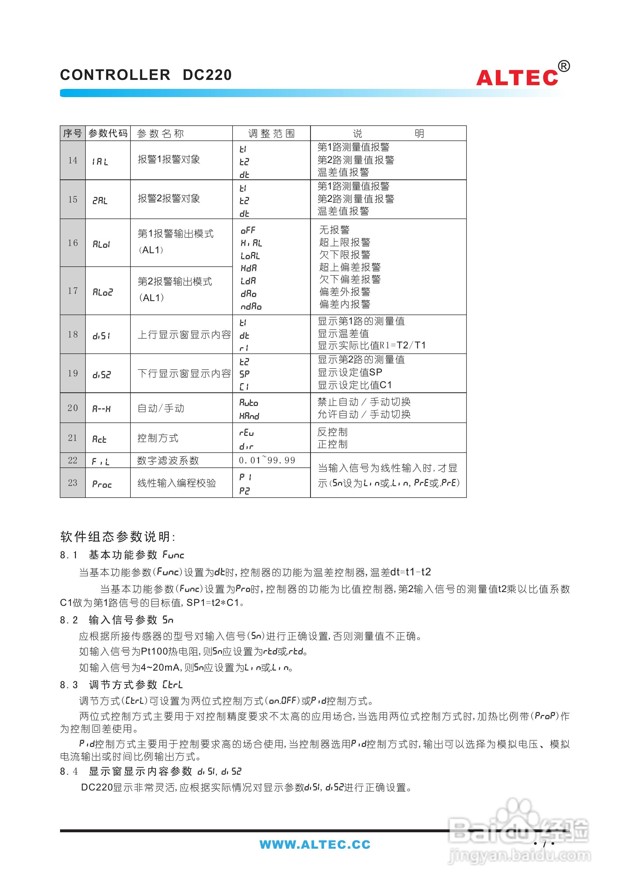 亚特克DC220温差控制器使用说明书:[1]