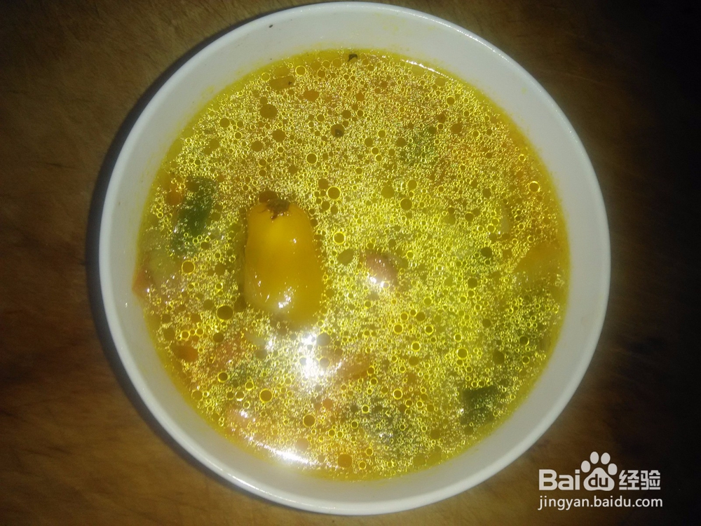 爆香紫菜土豆黄柿子汤