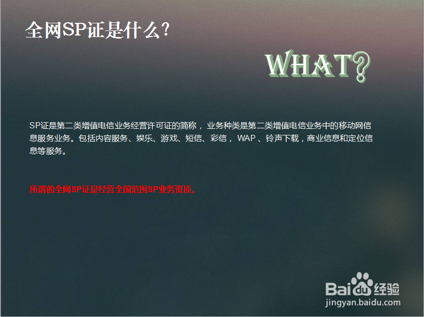 全网SP证申请流程指南