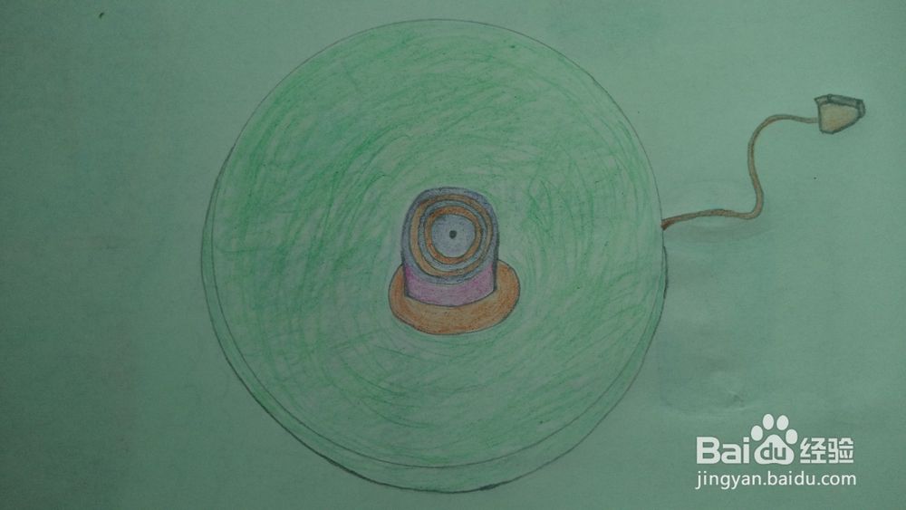 怎样画出电热水壶托盘底座