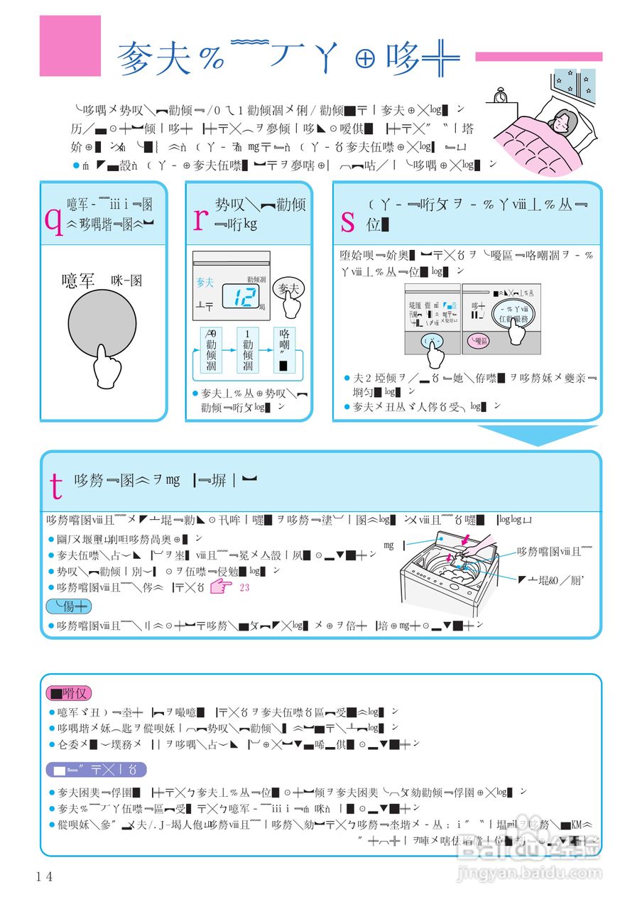 日立 NW-8S3电动洗衣机说明书:[4]