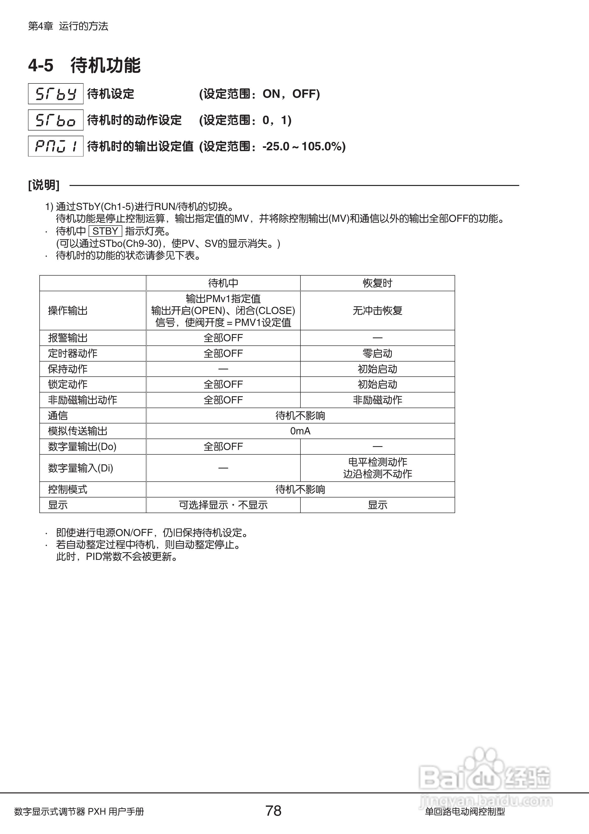 富士PXH电动阀控制型数字显示式调节器操作手册:[8]