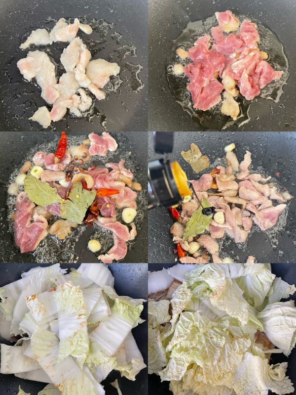 白菜豆腐炖粉条