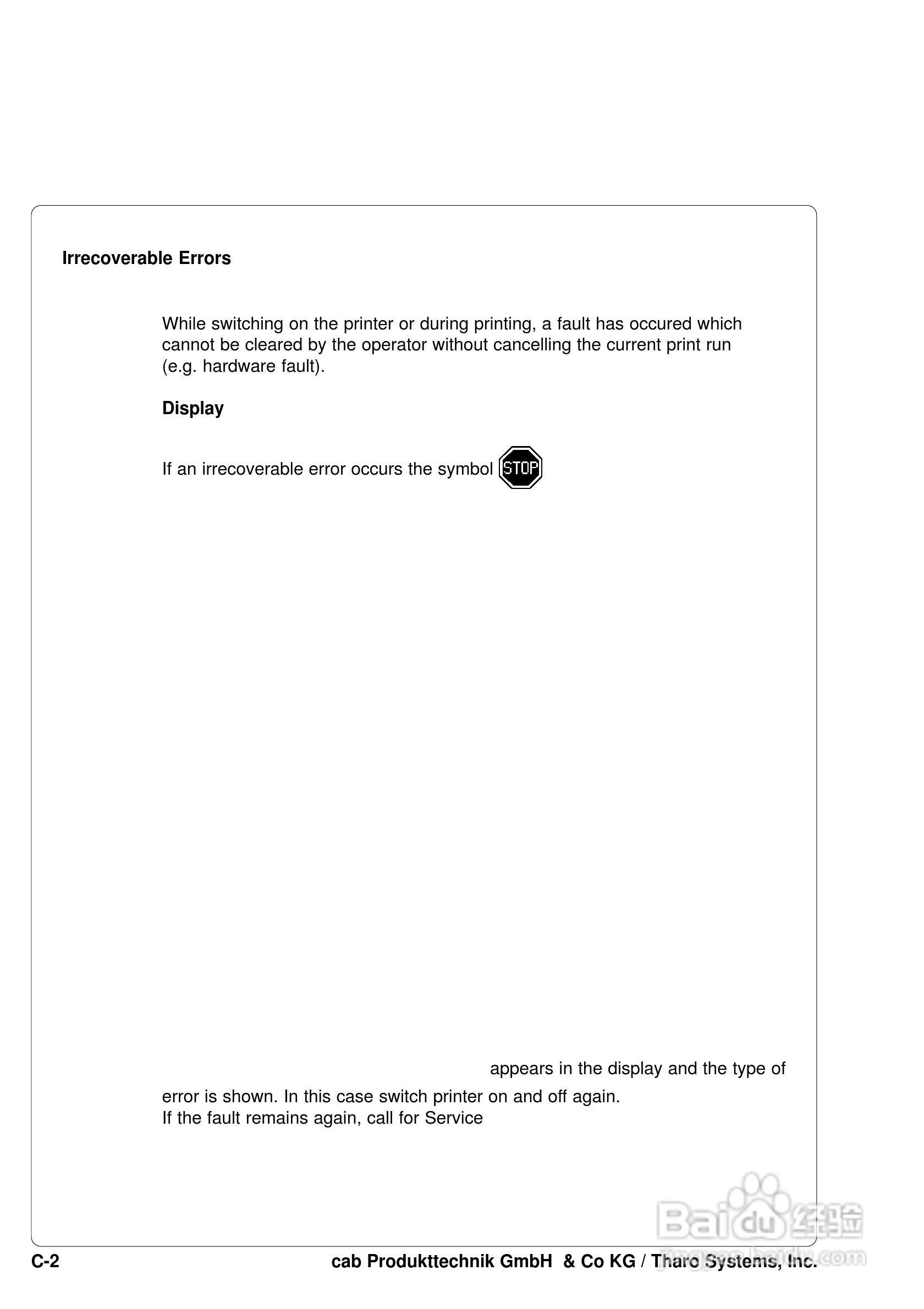 cab A8200打印机使用说明书:[12]