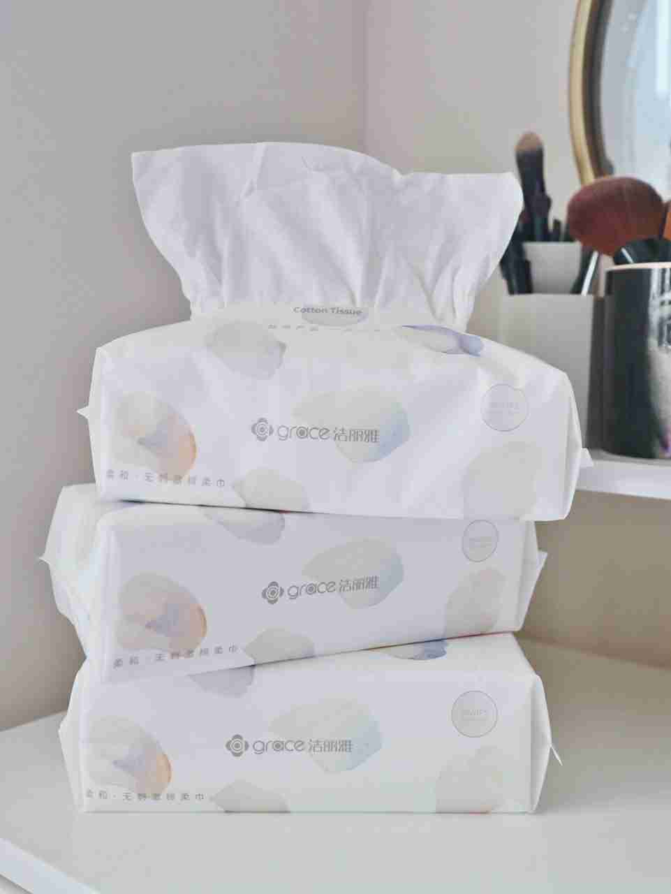 做一个精致的女孩子要从洗脸巾开始～