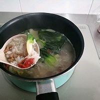 超快手肉丝咸汤饭#好吃不上火