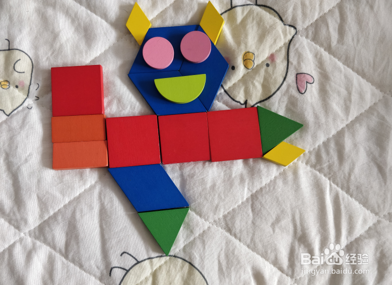 用几何形状怎么拼一辆怪兽车？