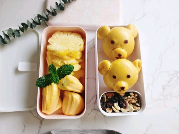小熊馒头春游便当
