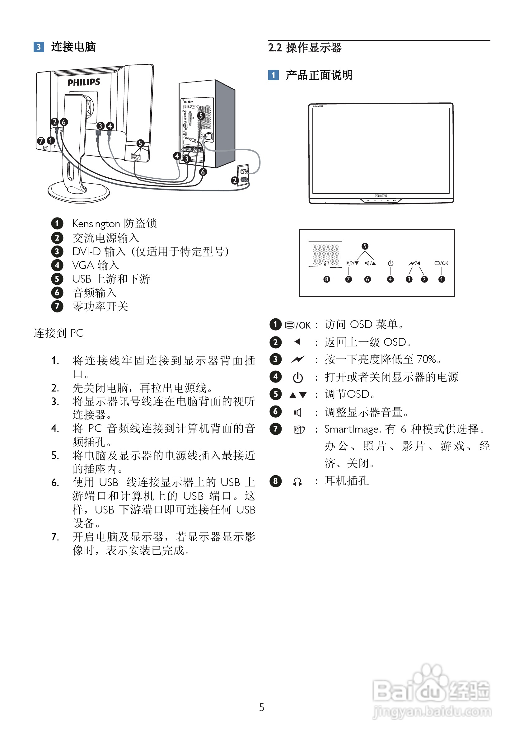 飞利浦220P2ES/93液晶显示器使用说明书:[1]