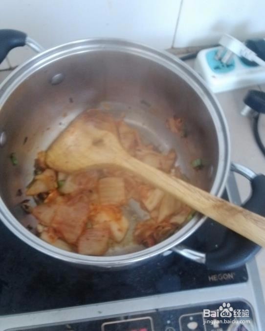 泡菜豆腐鲜蔬锅