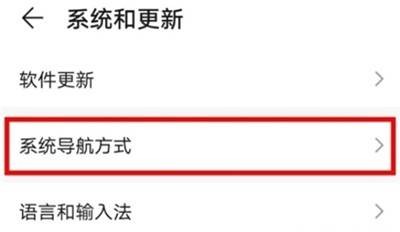 华为nova7se怎样设置返回键